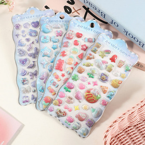 Pegatina 3D Personalizada en Relieve, Pegatinas 3D de Cristal Resistentes al Agua <span class=keywords><strong>para</strong></span> Decoración de Teléfonos y Laptops, Venta al Por Mayor de Fábrica - Product Image 1