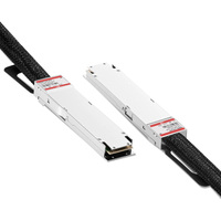 Kabel Twinax Tembaga Aktif InfiniBand XDR 1.6T OSFP224 8 X 200G PAM4 RHS/Flat Top 1m 2m