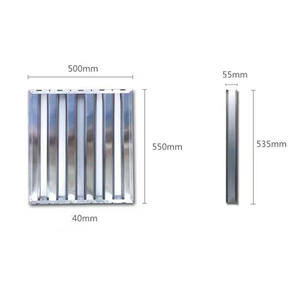 Hottes de cuisine commerciales VICTORY KITCHEN en acier inoxydable, hottes d'extraction pour équipements à gaz et électriques, garantie 1 an - Product Image 2