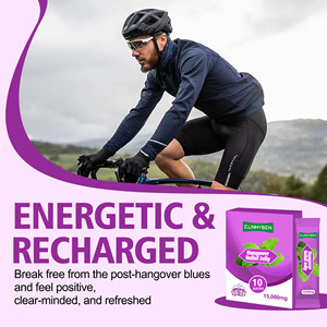 Suplemento Herbal Vegano de Alta Calidad, Anti-Alcohol, Alivia el Hígado, Aumenta la Energía, Gelatina para la Resaca, Alivio de la Resaca - Product Image 5