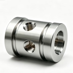 Conector CNC Multicanal, Aleación de Aluminio 6061-T6, Base de Conexión Multicanal, Permite 1 Entrada y Múltiples Salidas - Product Image 4