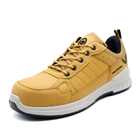 Chaussures de sécurité MaxiTough antistatiques en microfibre avec embout en fibre de verre pour la construction, toutes saisons, PU/PU, logo et couleur personnalisés