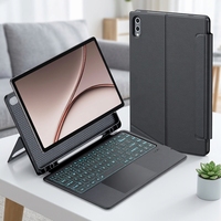 Expédition rapide Clavier magique pour OnePlus Pad 4 Coque de clavier amovible Rétroéclairage RVB Pavé tactile intégré