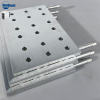 Radiateur en aluminium refroidi par eau de haute qualité et plaque de refroidissement liquide pour CPU et système de refroidissement de boîtier d'ordinateur, modèle Z-1346