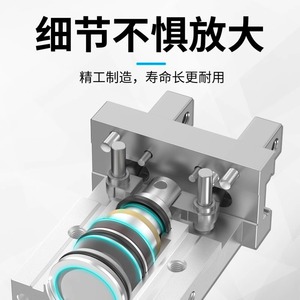 Cylindre à doigts pneumatique SMC MHZ2, petit pinceur parallèle, construction métallique pour machines, modèles pneumatiques MHZL2-16D/10D20D25D32D40DS - Product Image 2
