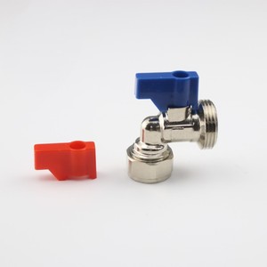 Coude de <span class=keywords><strong>valve</strong></span> de machine à laver à angle de compression démontable réutilisable de 15mm x 3/4 "pour eau chaude et froide - Product Image 3