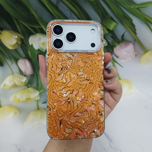 Custodia Antiurto di Lusso per <span class=keywords><strong>iPhone</strong></span> X <span class=keywords><strong>11</strong></span> 12 13 14 15 16 17 Air, <span class=keywords><strong>Cover</strong></span> per Telefono 17 Pro Max, Custodie Arancioni - Product Image 6