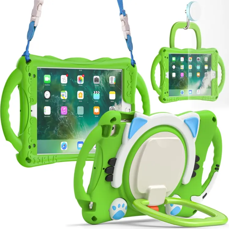 Universal Silicone Kids Cute Tablet Case Back Cover For Apple iPad Mini 5 4 3 2 1 Stand Case