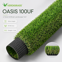 Gazon artificiel Verdigrass haute densité ignifuge 50 mm, souple, écologique, réaliste pour salles d'exposition intérieures et présentoirs de vente au détail
