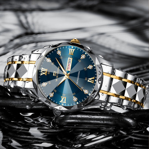 Men's Waterproof Fashion Diamond-Dial Design Business Wristwatch - Product Image 5