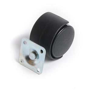 Doppelte 30mm Kleine Nylon-Fixierbare Möbelrollen mit Verchromung - Product Image 3