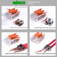 Connecteur de bornier série 221 pour zones dangereuses, installations électriques de bâtiments, modèles de conducteurs 12-24 AWG