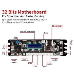 Pour <span class=keywords><strong>Laser</strong></span> Master 3 Nouveau graveur <span class=keywords><strong>laser</strong></span> YRR2.0 Cylindre rotatif à rouleaux Gravure 10000mW Bois Métal Verre DXF Classe 4 - Product Image 5