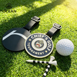 ป้ายโลโก้โลหะคุณภาพสูงสำหรับตกแต่ง<span class=keywords><strong>กระเป๋า</strong></span>กอล์ฟ ป้ายติดกระเป๋าเดินทาง - Product Image 1