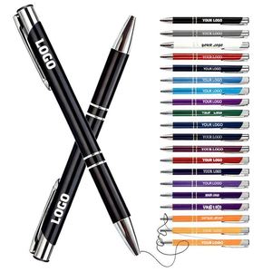 New Promotion Gift Ball Point Metal <b>Pens</b> With Personalized Custom Laser Engraved Print Branded Logo Manufacturer Ballpoint Gift - Product Image 1