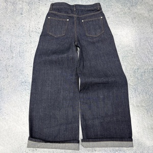 Jean Manufacturer Custom High Waist Wide Leg Japanese Salvage Raw Selvedge <strong>Bootcut</strong> Baggy Jean <strong>Trouser</strong> Flared Denim Pant for <strong>Men</strong> - Product Image 4