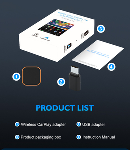 Adaptateur sans fil <span class=keywords><strong>CarPlay</strong></span> Android Auto Vastfly CP12 <span class=keywords><strong>Mini</strong></span> 2-en-1, connexion USB, certifié CE/FCC, compatibilité universelle - Product Image 4