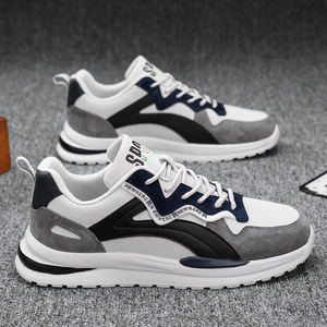 Zapatillas deportivas casuales de malla con cordones estilo Forrest Gump para hombre, nueva colección primavera-otoño 2026, versátiles y a la moda. - Product Image 1