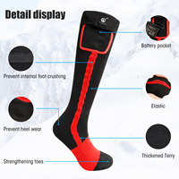 Meilleures chaussettes chauffantes électriques rechargeables pour hommes et femmes, pieds froids, fasciite plantaire, randonnée, chasse, ski, chaussettes chauffantes