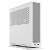Boîtier PC de jeu en métal Full Tower Ridge White de Fractal Design, carte d'extension PCIe 4.0, 2 ventilateurs PWM de 140 mm, prise en charge Mini-ITX de type C USB