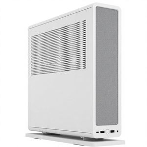 Boîtier PC de jeu en métal Full Tower Ridge White de <span class=keywords><strong>Fractal</strong></span> Design, carte d'extension PCIe 4.0, 2 ventilateurs PWM de 140 mm, prise en charge Mini-ITX de type C USB - Product Image 1