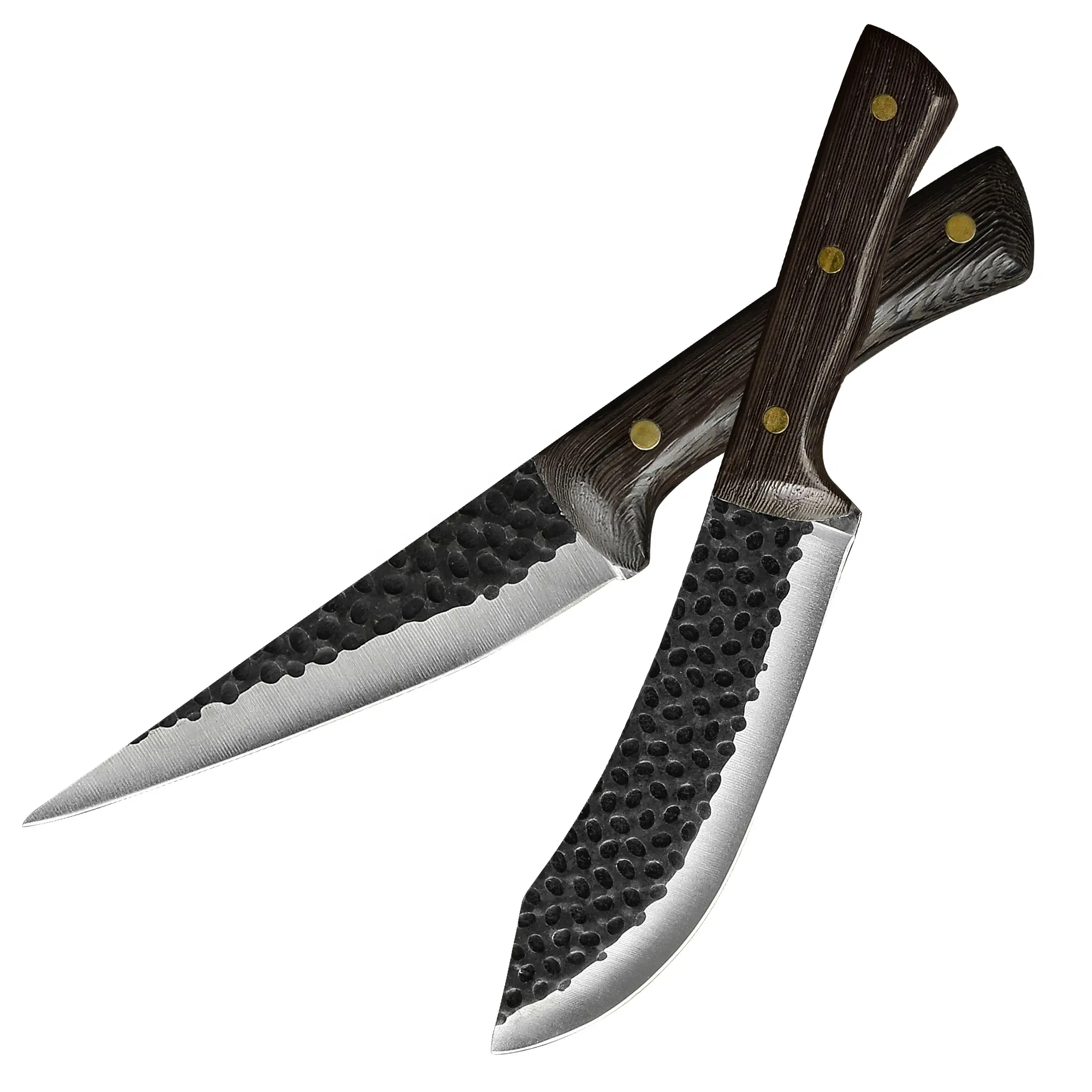 Xingye özel Logo paslanmaz çelik dövme kesim Wenge ahşap 6 ''6.7'' kemik bıçak kesme et balık mutfak bıçağı