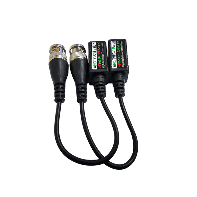 Free Sample Cctv Camera Accessories High Definition Transceiver HD UTP Mini Cable BNC Passive Video Balun
