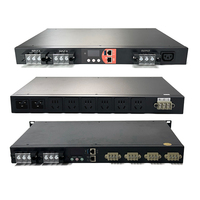 ATS+PDU intelligent personnalisable 220V 16A 8 ports, double alimentation, commutation automatique, contrôle à distance MQTT SNMP pour centre de données