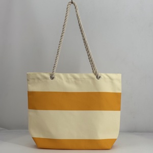Sacs de plage en toile écologique pour femmes, grand sac de plage imperméable, sac de plage à fermeture éclair, sac de plage imperméable et anti-sable, sac de piscine, grand sac fourre-tout - Product Image 4