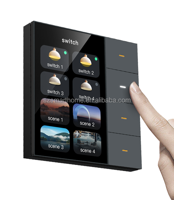 Tuya 3.5'' Smart Switch Smart Home Control Panel with Zigbee to Control Tuya Smart Home Devices