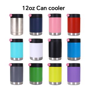 12oz 304 Stainless Steel Double-<b>Walled</b> Vacuum Insulated Portable Cooler Bottle Food Grade PP Lid for Wine Food - Product Image 5