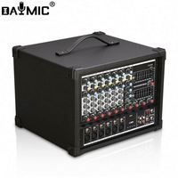 Mixeur audio karaoké 500W pour spectacle en direct, amplificateur professionnel 6 canaux, mixeur de puissance audio