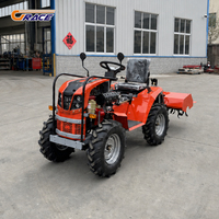 Tracteur à roues 4x4 Grace avec moteur diesel 18HP Euro 5 CE EPA, boîte de vitesses à 3 rapports et pompe pour l'agriculture, livraison gratuite