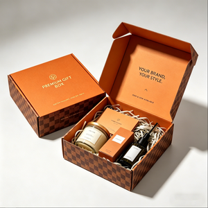 Emballage personnalisé haut de gamme, boîte cadeau rigide en papier avec logo pour cosmétiques, bijoux, vêtements, emballage de vente au détail en usine, faible MOQ - Product Image 1