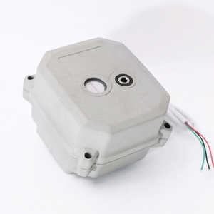 Vanne à boisseau sphérique électrique en acier inoxydable 3 voies type L/T avec indicateur lumineux marche/arrêt pour l'huile et le <span class=keywords><strong>gaz</strong></span> - Product Image 4