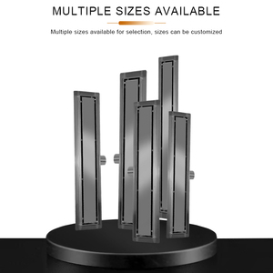 ניקוז רצפה לאמבטיה מודרני בהתאמה אישית של JRUIZ, 30 ס\\\"מ, נירוסטה 304 מלוטשת, תוצרת OEM, בעל תקן CE, נגד ריחות, עם תכונת ניקוז למקלחת, אחריות 5 שנים - Product Image 3