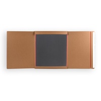 Alfombrilla de ratón perforada biodegradable Embalaje Logotipo personalizado Caja de marco de papel corrugado ecológico