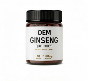 Ginseng Gummies Natural Ginseng Extract Energy Immunity Support Chewable Herbal <b>Gummy</b> <b>Candy</b> - Product Image 1