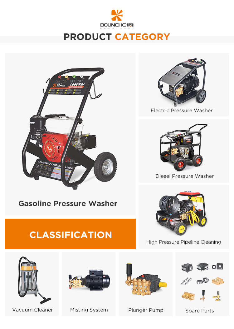 150 bar Automatic Mobile High Pressure Washer Water Jet Cleaner