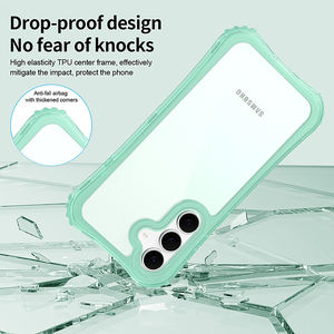 1 एयर बैग ब्रांडेड सेल फोन शॉकप्रूफ पारदर्शी कवर मामले में सभी मॉडल सैमसंग गैलेक्सी S25 एफे मामले कवर - Product Image 3