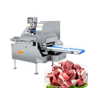 automatic meat cube cutter/ frozen meat dicing machine/commercial chicken meat cutting cube machine