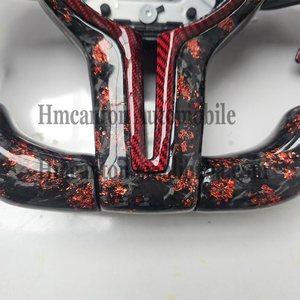 Volante Deportivo de Fibra de Carbono Forjado con Alcántara y LED para BMW Serie 5 F30 F10 F32 F90 F80 F82 F87 - Product Image 5
