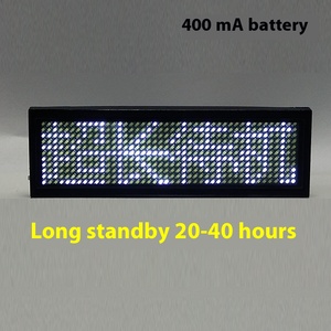 LED hiển thị huy hiệu thẻ Màn hình phát sáng sạc từ lăn cho tấm giấy phép lái xe say rượu - Product Image 4