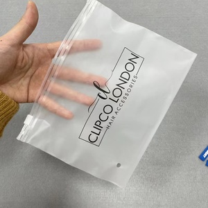 Túi Khóa Kéo Trong Mờ In Tùy Chỉnh Túi Bao Bì Quần Áo Bằng Nhựa Có Khóa Kéo Tự Niêm Phong Khóa Kéo Khóa Zip Chống Nước - Product Image 2