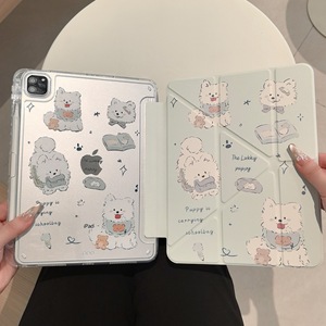 Étui de protection rigide transparent en cuir avec impression personnalisée par sublimation et porte-crayon pour <span class=keywords><strong>iPad</strong></span> 11 A16 Air 11 10.9 Pro 11 12.9 13 - Product Image 2