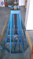 Support de bobine de câble hydraulique manuel simple en acier allié 1-5T 120cm