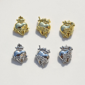 Colgante Retro de Aleación con Flecha Atravesando el Corazón, Abalorios Temáticos de Amor Chapados para Joyería DIY, Accesorios para Collares, Origen Jinhua GJ329 - Product Image 3