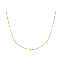 Mini coeur Zircon clavicule chaîne collier pour femmes délicat doux Style mode bijoux cadeau