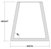 Support métallique base de table noire fabricants base métallique trapézoïdale pour table de conférence à base métallique