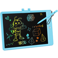 Tablette d'écriture éducative LCD colorée de 10 pouces, effaçable, réutilisable, bloc de dessin électronique en plastique, tableau à gribouiller pour tout-petits, CE